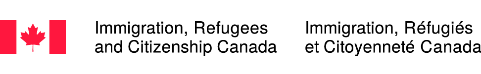 Immigration, Refugees and Citizenship Canada logo Immigration, Refugees and Citizenship Canada logo