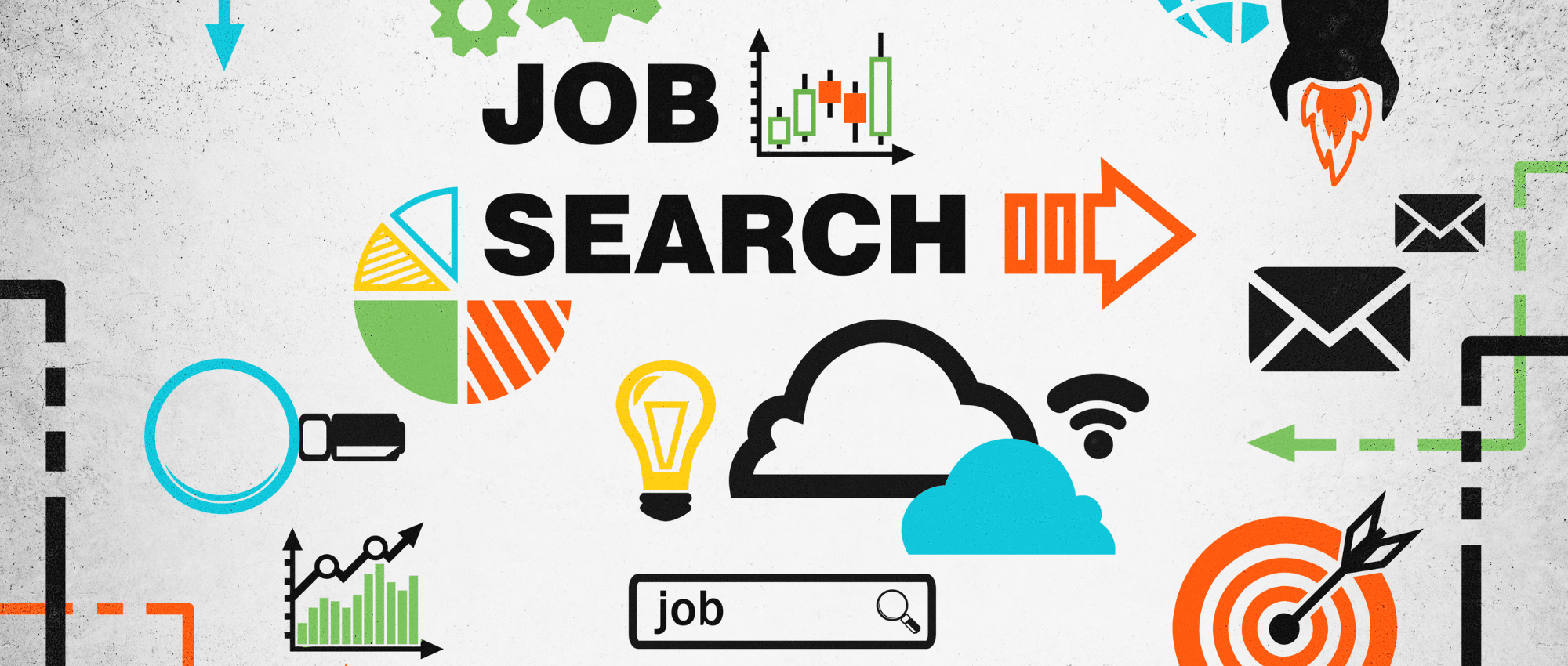 Job search graphic