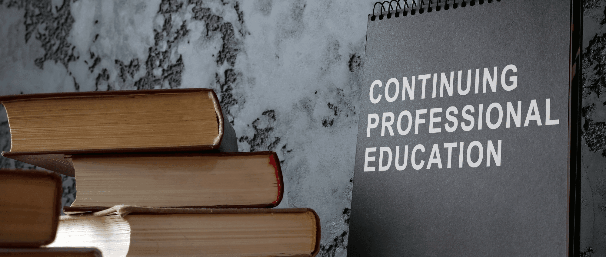 A calendar that has continuing professional education page on the front cover